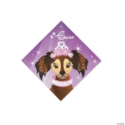 Fashion Puppy Beverage Napkins