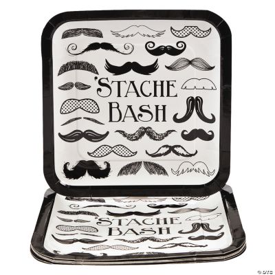 Mustache Party Dinner Plates