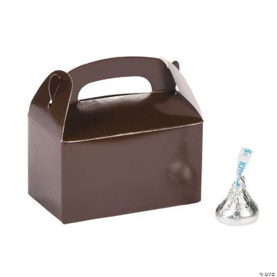 Mini Chocolate Brown Treat Boxes