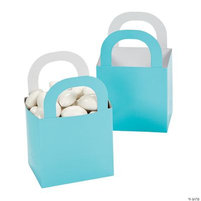 Light Blue Favor Gift Baskets