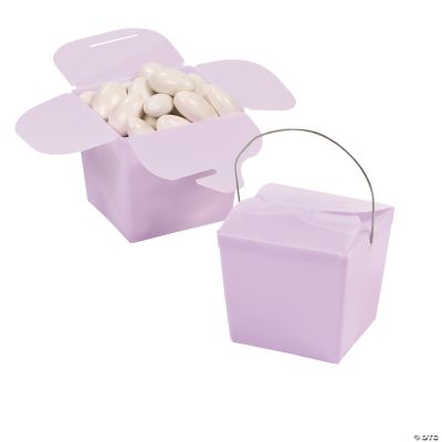 Lilac Takeout Boxes