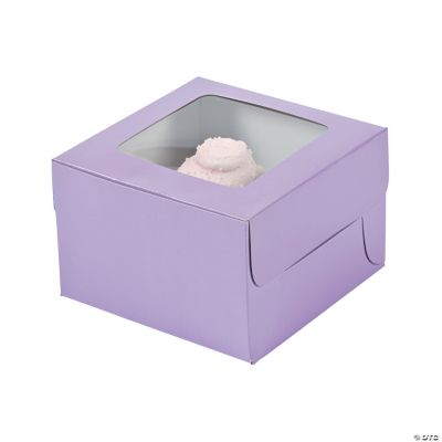 Lilac Cupcake Boxes
