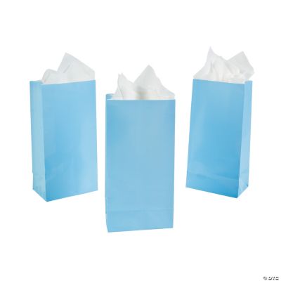 Light Blue Mini Treat Bags