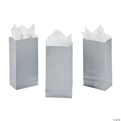 Silver Mini Treat Bags