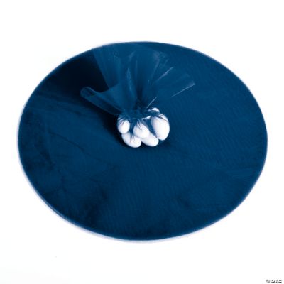 Navy Blue Tulle Circles