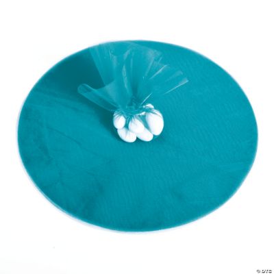 Turquoise Tulle Circles