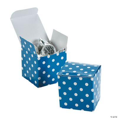 Blue Polka Dot Gift Boxes