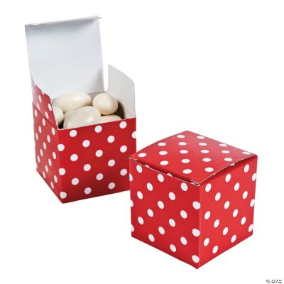 Red Polka Dot Gift Boxes