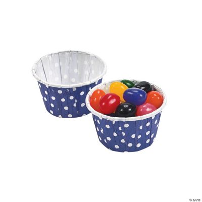 Purple Polka Dot Snack Cups