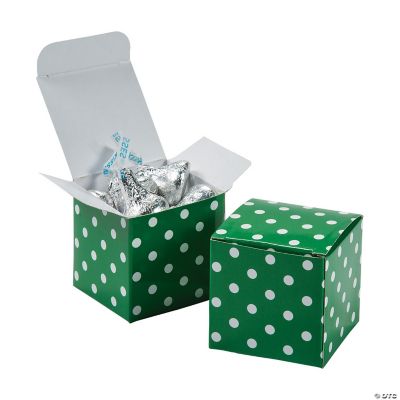 Green Polka Dot Gift Boxes
