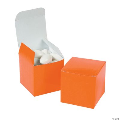 Mini Orange Gift Boxes