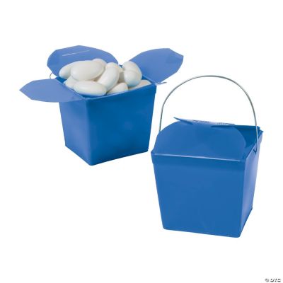 Blue Takeout Boxes