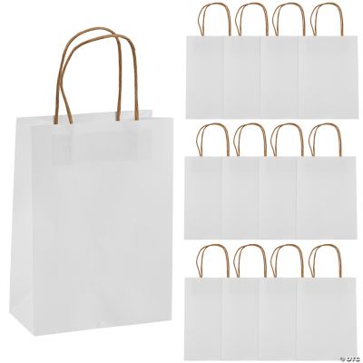 White Medium Craft Bags