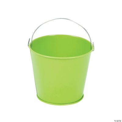 Mini Lime Green Pails With Handles