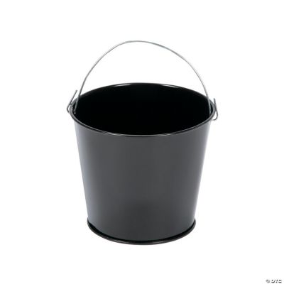 Black Pails With Handles