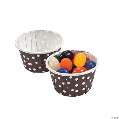 Chocolate Polka Dot Snack Cups