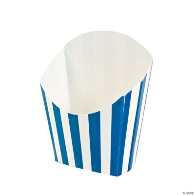 Blue Striped Fry Containers