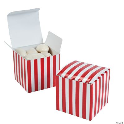 Red Striped Gift Boxes