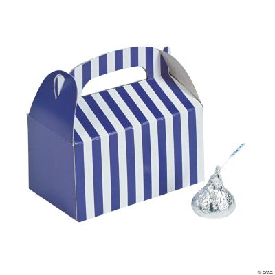 Mini Purple Striped Treat Boxes