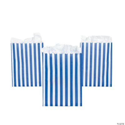 Purple Striped Treat Bags