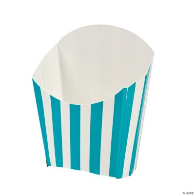 Turquoise Striped Fry Containers