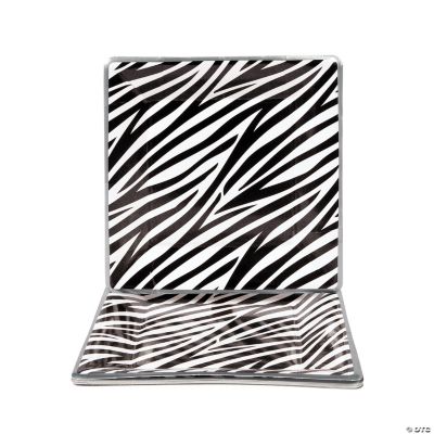 Zebra Dinner Plates