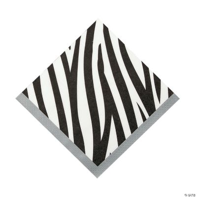 Zebra Lunch Napkins