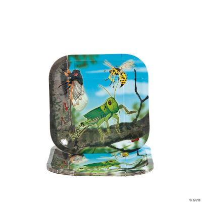 Bug Square Dessert Plates