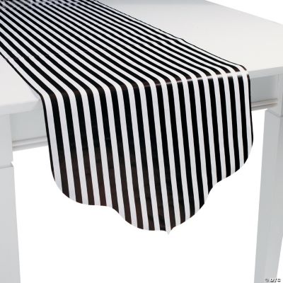 Black Reversible Table Runner