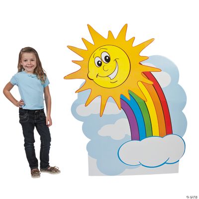 Up & Away Rainbow With Sun Stand-Up