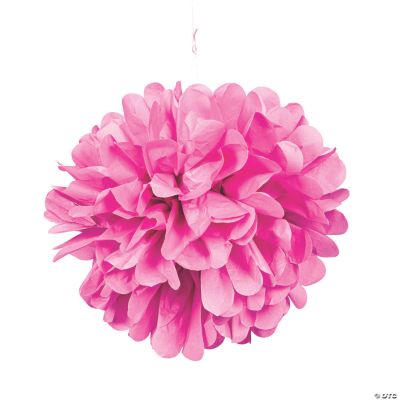 Light Pink PomPom Tissue Decorations Oriental Trading