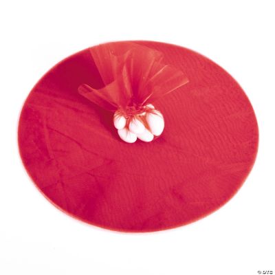Red Tulle Circles