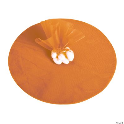 Orange Tulle Circles