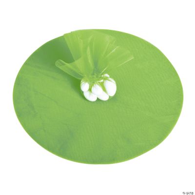 Lime Green Tulle Circles