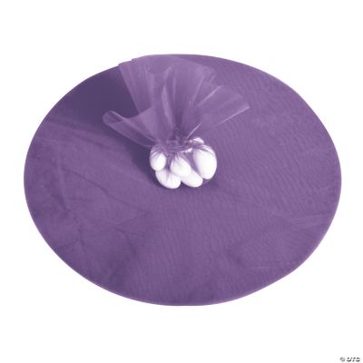 Purple Tulle Circles