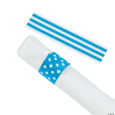 Turquoise Reversible Napkin Rings