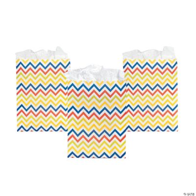 Chevron Pattern Bright Treat Bags