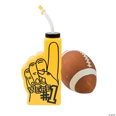 Yellow “#1” Finger-Shaped Bottles
