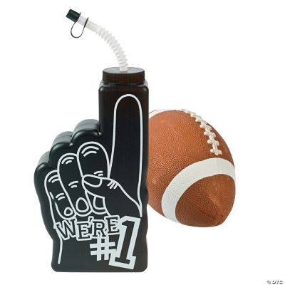 Black “#1” Finger-Shaped Bottles