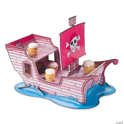 Pink Pirate Cupcake Holder