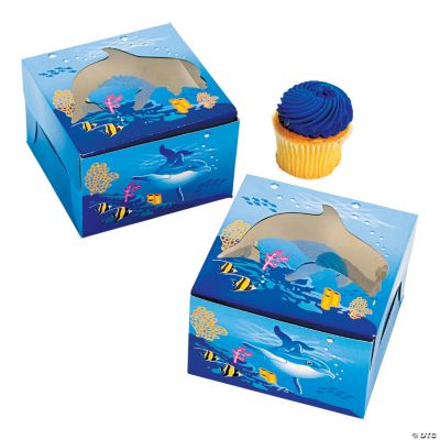 Dolphin Cupcake Boxes