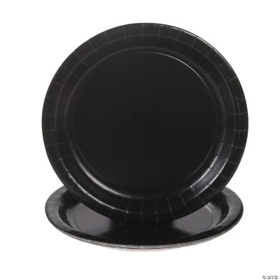Black Velvet Dinner Plates