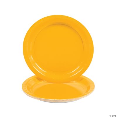 Schoolbus Yellow Dinner Plates