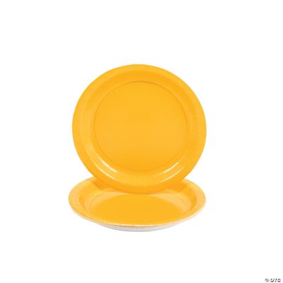 Schoolbus Yellow Dessert Plates