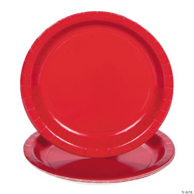 Classic Red Dessert Plates
