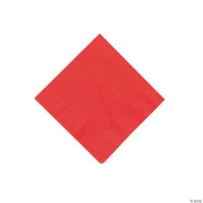 Classic Red Beverage Napkins