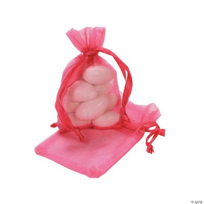 Mini Azalea Organza Drawstring Bags