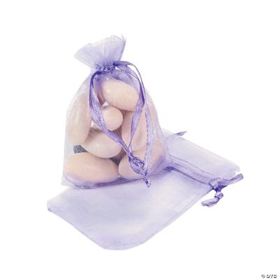 Lilac Mini Drawstring Bags