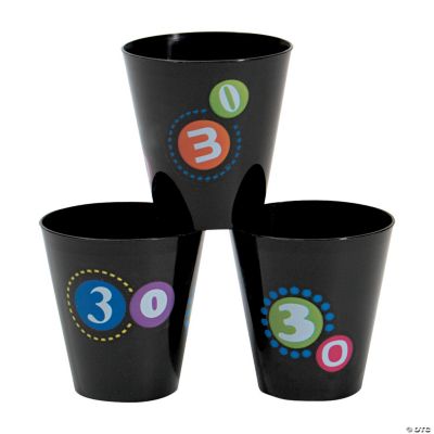 “30th” Birthday Shot Glasses