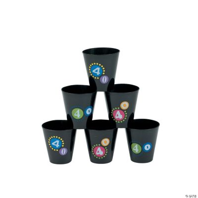 “40th” Birthday Shot Glasses